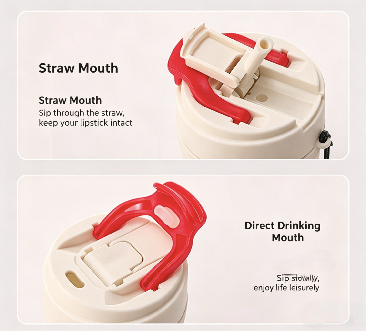 Double-Walled Portable Glass Coffee Mug For Home Use